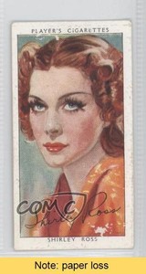 1938 Player's Film Stars Series 3 Tobacco Shirley Ross #42 READ 0a1