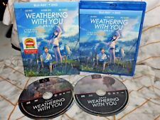 Weathering With You Blu-Ray + DVD Anime Movie GKIDS NEAR MINT W/SLIPCOVER