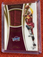2015-16 Panini Immaculate KYRIE IRVING Jersey Patch #d /75 NETS