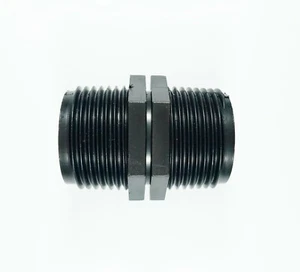 SET 10 STÜCK - 1/2" GEWINNIPPEL DOPPELSCHRAUBE PP BEWÄSSERUNGSANSCHLUSS - Bild 1 von 1