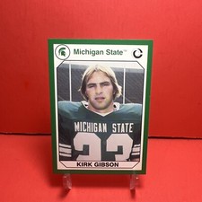 1990 Collegiate Collection Michigan State Spartans Kirk Gibson #76 Mint