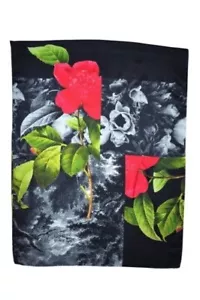 Paul Smith Mainline Donna Seta Cut Out Rosa Stampa Sciarpa Nuovo - Imagen 1 de 5