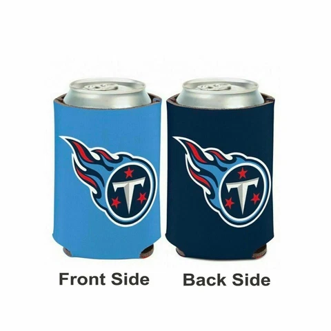 New NFL Tennessee Titans Football League Licensed Can Cooler Drink Cooler Cover