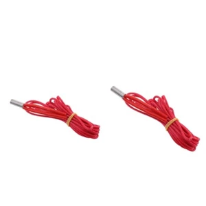 2 Stück Heizpatrone 24V 40W Drahtlänge ca. 1 Meter für 3D - Photo 1/12