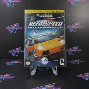 Need for Speed Hot Pursuit 2 Player's Choice Nintendo GameCube AD Complete CIB.. - Picture 1 of 9