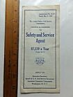 1958 Job Announcement Brochure Safety And Service Agent Railroads Gs 12