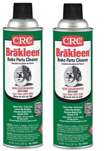 Aerosol CRC 05084 BRAKLEEN Brake Parts Cleaner - Non-Chlorinated 2 ...