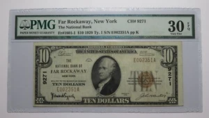 $10 1929 Far Rockaway New York NY National Currency Bank Note Bill Ch #9271 VF30 - Picture 1 of 4