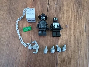 Lego Minifigures Sh0614a Spiderman Noir Shirt tail Sh0542 Venom Teeth Parted... - Picture 1 of 3