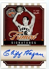 2010-11 Basketball Hall Of Fame Famed Signatures Cliff Hagan /499