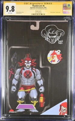 THUNDERCATS #6 CGC 9.8 SIGN & SKETCH DREW MOSS ***RARE - ONLY THIS EXISTS*** TOP - Image 1 of 3