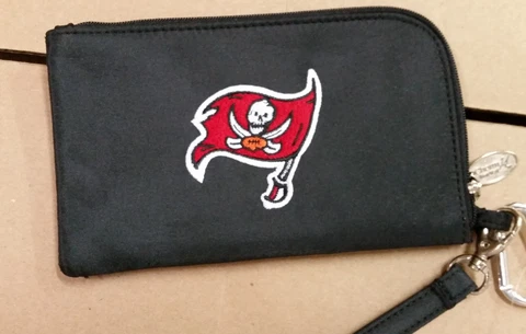 Tampa Bay Buccaneers ID Wallet Wristlet Cell Phone Case Charm 14 Purse Cover