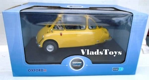 Coche burbuja Oxford escala 1/18 Heinkel Trojan RHD - amarillo 18HE003 - Imagen 1 de 5