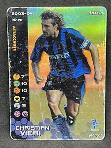 FOOTBALL CHAMPIONS TCG 2003-04 CHRISTIAN VIERI HOLO 030/100 PL - Picture 1 of 2