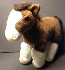 CLYDESDALE HORSE retired BUILD A BEAR workshop babw bab plush PONY stuffed - Picture 1 of 1