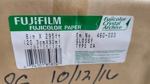 Fujifilm Fujicolor Paper Glossy Type CA Em 8 in x 295 ft No 460-003 SEALED - Picture 1 of 4