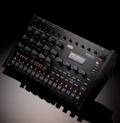 KORG Drumlogue Hybrid Drum Machine Analog Sounds Digital Synthesizer Music Black - Image 1 of 4