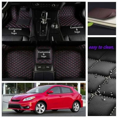 Luxury Fit Toyota Matrix 2006-2022 Car Floor Mats Cargo Liner Carpets Handmade - Imagem 1 de 4