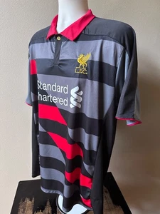 Balon De Oro Barclays Premier League Liverpool FC #9 Men's Soccer Jersey (XL) - Picture 1 of 8