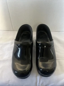 Dansko Lackleder XP Pro Clog Damen Gr. 38 schwarz Slipper - Bild 1 von 7