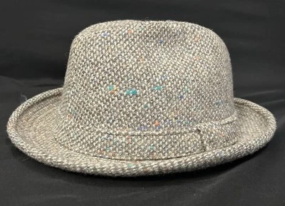 Vintage Pendleton 100% Virgin Wool Size 7 1/4 Tweed Fedora - Made In USA - Image 1 of 4