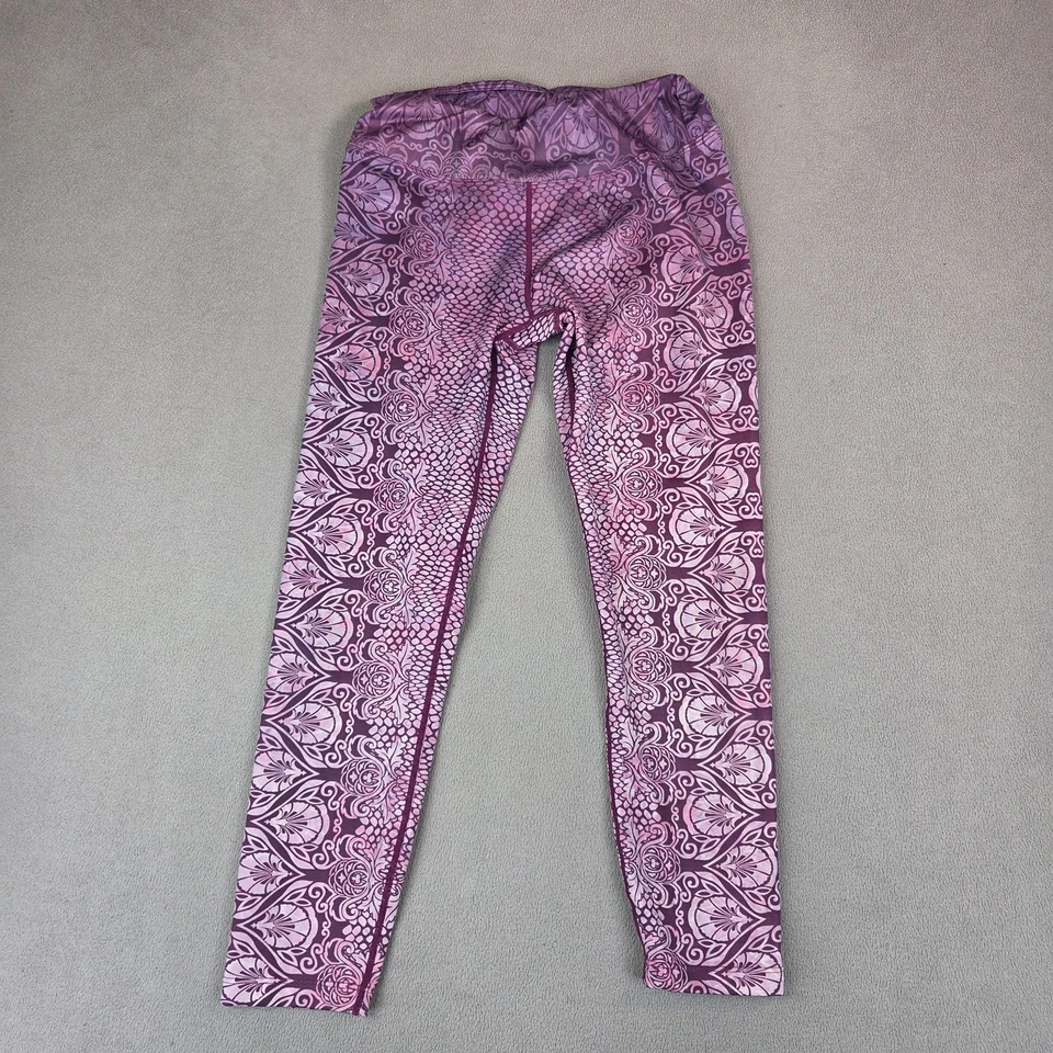 Pantalones prAna Mujer Púrpura Rosa Estampado Yoga Leggings Montados en EE. UU. WAROXA114 Foto 1 de 4