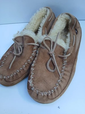 Mocasines L.L.Bean Wicked Good suela de goma forrados de piel de oveja para mujer talla 8W Foto 1 de 4