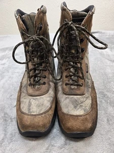 Rocky 8" Hunting Camo Boots Mens 12M Brown 800G Thinsulate Waterproof - Picture 1 of 23