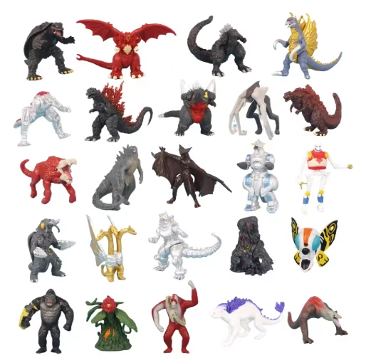 24pcs/set Godzilla vs King Kong Figure Model Toys 17cm - Image 1 of 4