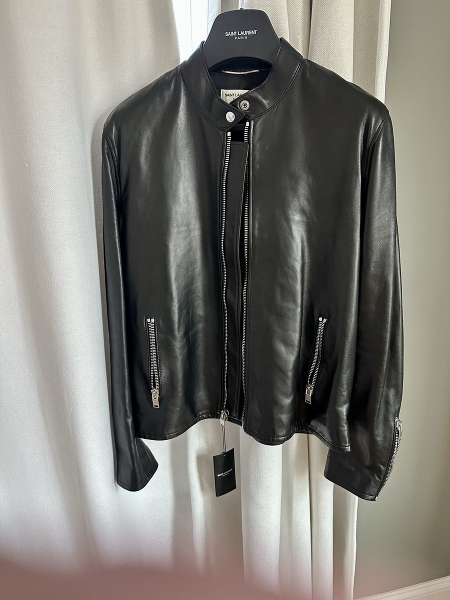 Saint Laurent 标准皮革外壳外套、夹克、背心男士| eBay Saint Laurent 标准皮革外壳外套、夹克、背心男士| eBay