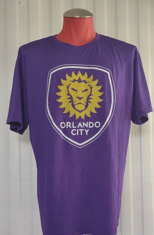 Orlando City SC MLS Kaká  Purple Forever Our City T-shirt Men’s XL 100% Cotton Cover