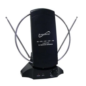 Antena interior amplificada digital HDTV con amplificadores VHF de 2 etapas (SC-605) - Imagen 1 de 4