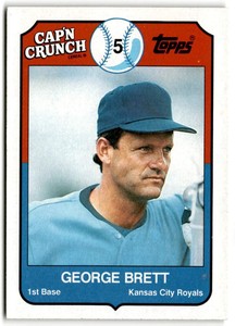 1989 Topps Cap'n Crunch #9 George Brett Near Mint or Better