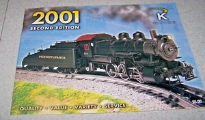 Catálogo de tren eléctrico K-LINE - 2001 - segunda edición - ¡Usado en excelente estado! - Imagen 1 de 4