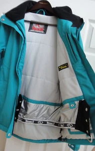 MARKER WINTER SKI JACKET SZ 10 F40 Women INSULATED HOODED WATERPROOF Coat JADE - Picture 1 of 23