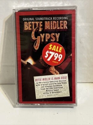 Bette Midler Gypsy Broadway Cast Recording 1983 Atlantic Records Sealed Cassette - Image 1 of 2