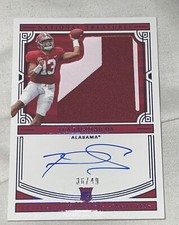 2020 National Treasures Collegiate Tua Tagovailoa AUTO RPA /49  BlueFoilDolphins