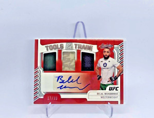 UFC 2023 "BELAL MUHAMMAD" Auto /99 Panini Chronicles Absolute Tools of the Trade