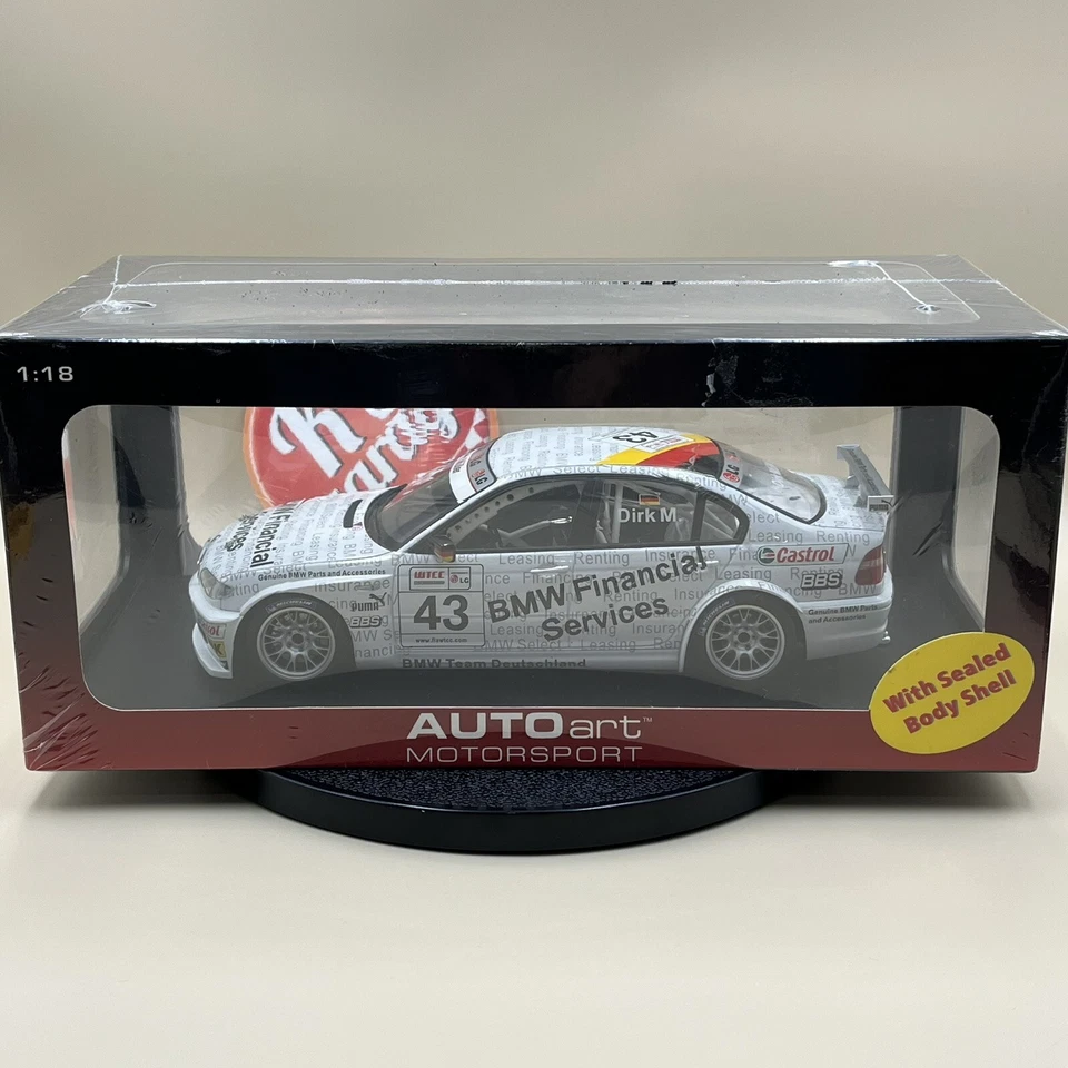 1/18 AUTOart 2005 BMW 320i WTCC #43 Dirt Muller Body Last One See Photos