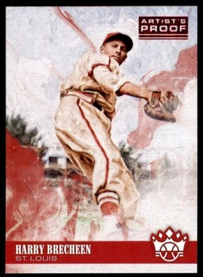2018 Panini Diamond Kings Artist Proof Red #44 Harry Brecheen St. Louis - Image 1 of 2