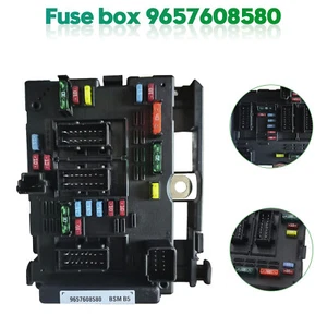 Fuse Box Module BSM 9657608580 For Citroen C3 C5 C8 Peugeot 206 307 406 S11 - Picture 1 of 9