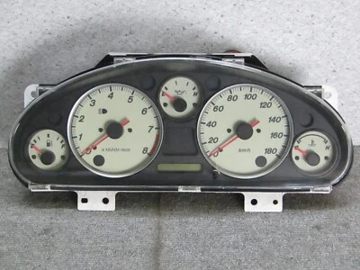 1999 2002 JDM MAZDA MIATA MX5 ROADSTER NB WHITE SPEEDOMETER GAUGE CLUSTER OEM - Image 1 of 4