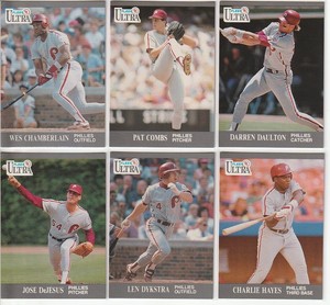 1991 Fleer Ultra Philadelphia Phillies Team Set