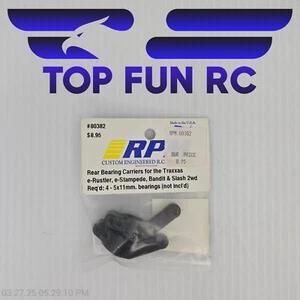 RPM 80382 Rear Bearing Carriers For Traxxas E-Rustler, E-Stampede, Bandit & Slas - Picture 1 of 1