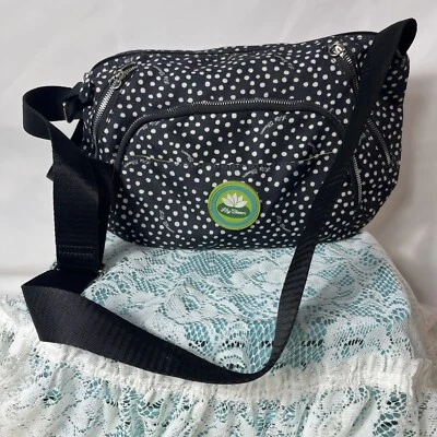 Bolso Bandolera Lily Bloom Cremallera - Lunares Blanco y Negro Foto 1 de 4