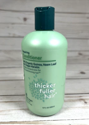 Acondicionador reparador de cabello más grueso más completo 12 oz vegano quinua neem hoja queratina  Foto 1 de 4