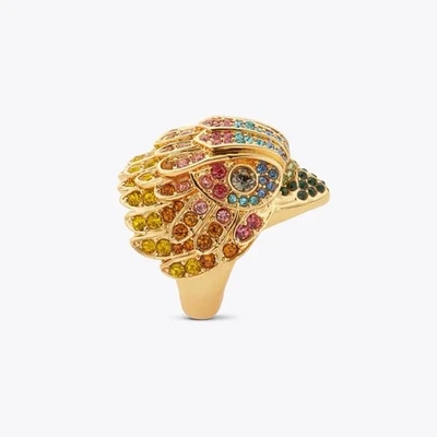 Anillo águila cristal multicolor KURT GEIGER para mujer talla 8 nuevo con caja Foto 1 de 4