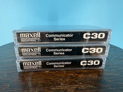 MAXELL COM-30 Casete de audio de polarización normal profesional de 30 minutos (paquete de 3) Foto 1 de 3