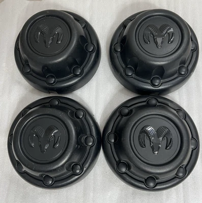 (4) Dodge Ram 1994-2003 camioneta pickup 2500 3500 negras tapas centrales OEM 52038268 Foto 1 de 4