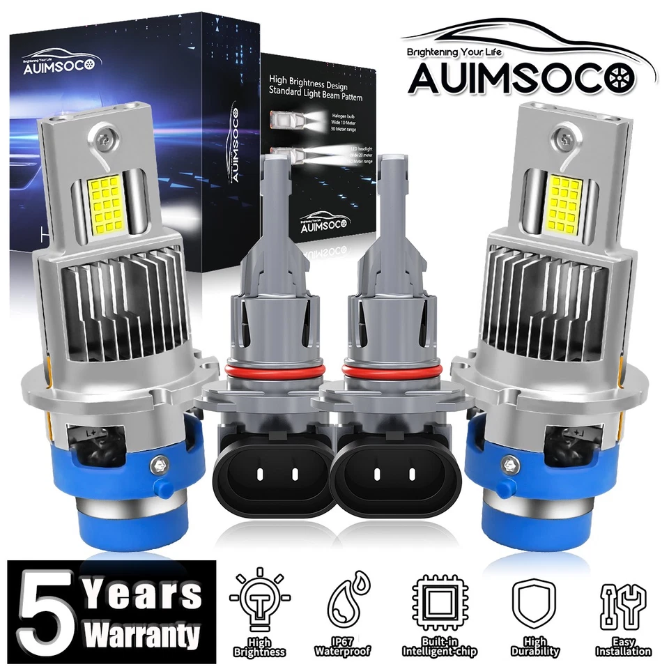 Faros LED bombillas luz antiniebla haz alto bajo 72000LM para Toyota Avalon 2011-2019 Foto 1 de 4